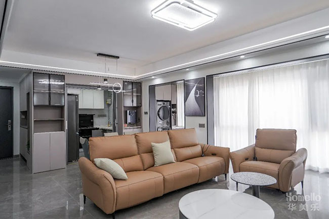 80㎡極簡(jiǎn)風(fēng)二居室，用低預(yù)算打造高級(jí)又舒適的樂居